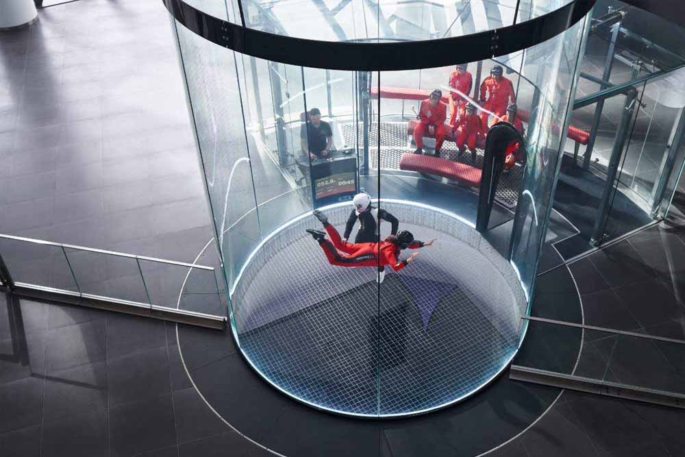 GoAirborne Indoor Skydiving Macau - Experience the thrill of flying at GoAirborne Macau, the first-ever indoor skydiving center in Macau. Perfect for all ages, Indoor Skydiving Macau features a world-class wind tunnel and a safe, all-weather environment. Fly like never before with guidance from internationally certified instructors. Enjoy the excitement of Indoor Skydiving Macau today. GoAirborne Indoor Skydiving Macau - Image 4 of 5