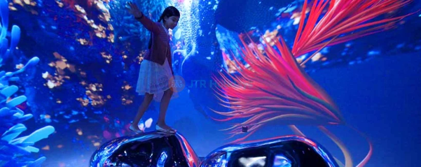 AYA Universe Dubai - Immerse yourself in a surreal world of art and technology at AYA Universe Dubai, the region's first light and sound park in WAFI City Mall. Explore 12 zones of immersive experiences, futuristic visuals, and celestial wonders. An otherworldly adventure awaits AYA Universe Dubai - Image 3 of 5