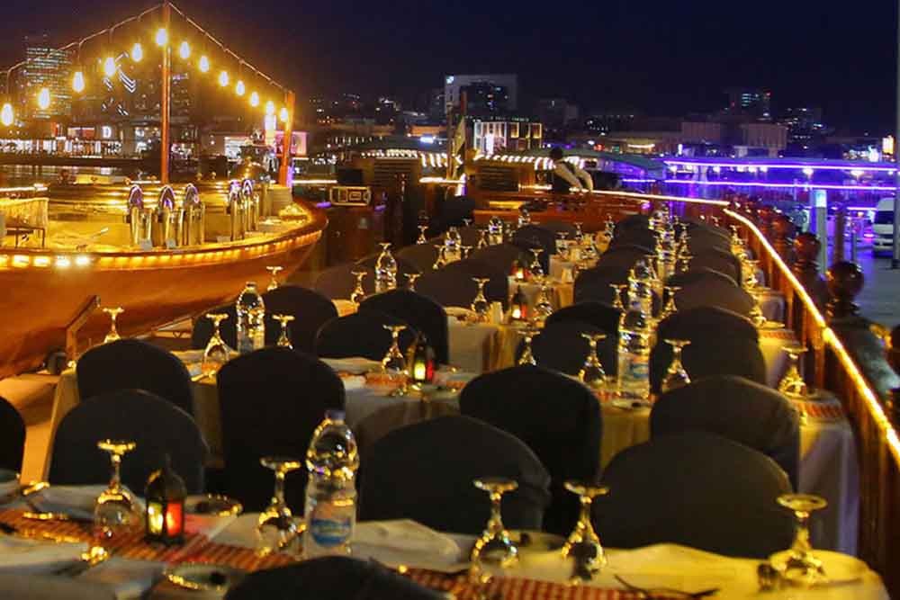 Dubai Creek Luxury Dhow Dinner Cruise - Image 2 of 6
