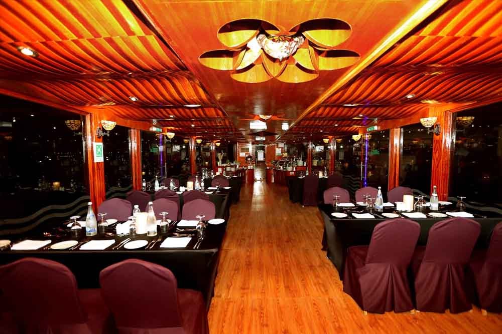 Dhow Cruise Abu Dhabi Yas Island (5 Star) - JTR Holidays offer the best Dhow Cruise Abu Dhabi with the best dinner buffet. private dhow cruises, private parties, birthday parties , Online Booking etc Dhow Cruise Abu Dhabi Yas Island (5 Star) - Image 2 of 5