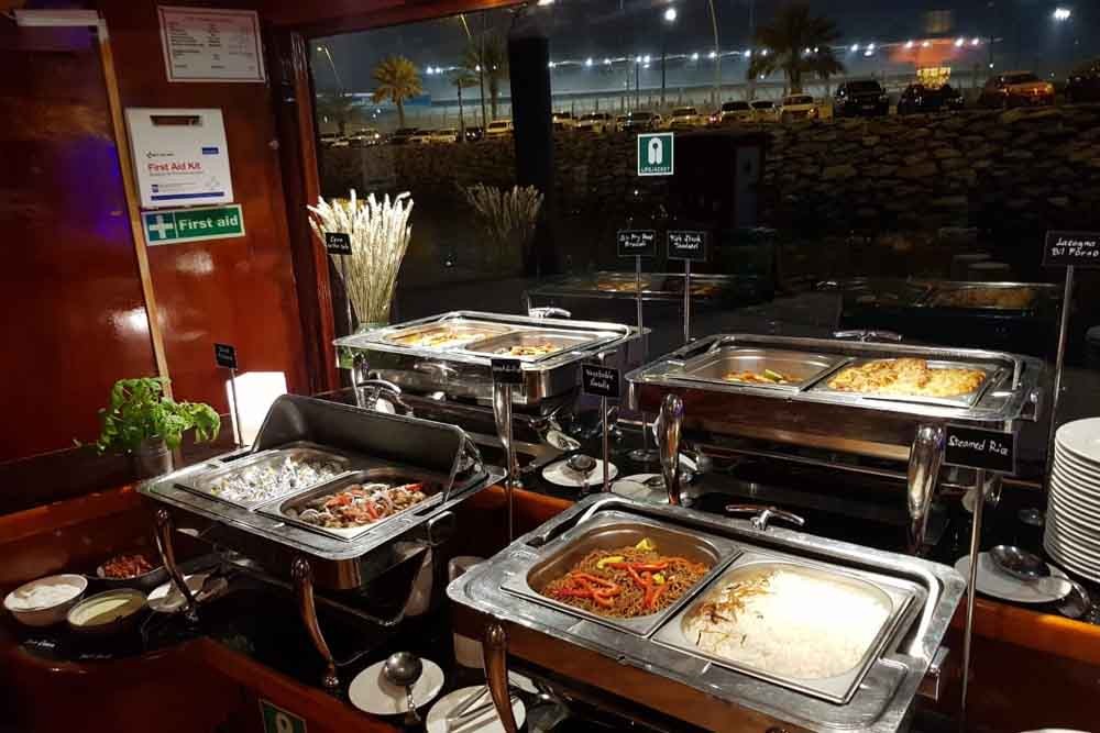 Dhow Cruise Abu Dhabi Yas Island (5 Star) - JTR Holidays offer the best Dhow Cruise Abu Dhabi with the best dinner buffet. private dhow cruises, private parties, birthday parties , Online Booking etc Dhow Cruise Abu Dhabi Yas Island (5 Star) - Image 5 of 5