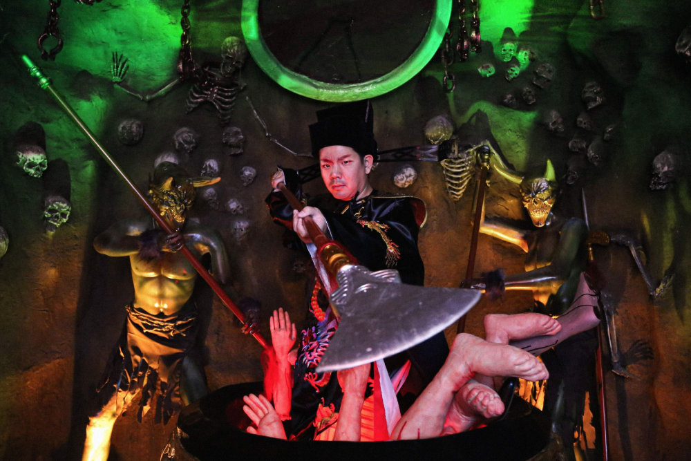 Ghost Museum Melaka - Experience the thrill of Ghost Museum Melaka, where Malaysia’s spooky folklore and ghostly legends come to life. Discover chilling exhibits, interactive displays, and over 20 recreated supernatural creatures. Take a guided tour at Ghost Museum Melaka to learn eerie stories, dress up in costumes, and capture haunting photos. Perfect for thrill-seekers and folklore lovers, Ghost Museum Melaka offers a fun and unforgettable journey into the supernatural. Visit Ghost Museum Melaka for an exciting adventure you won't forget! Ghost Museum Melaka - Image 1 of 5