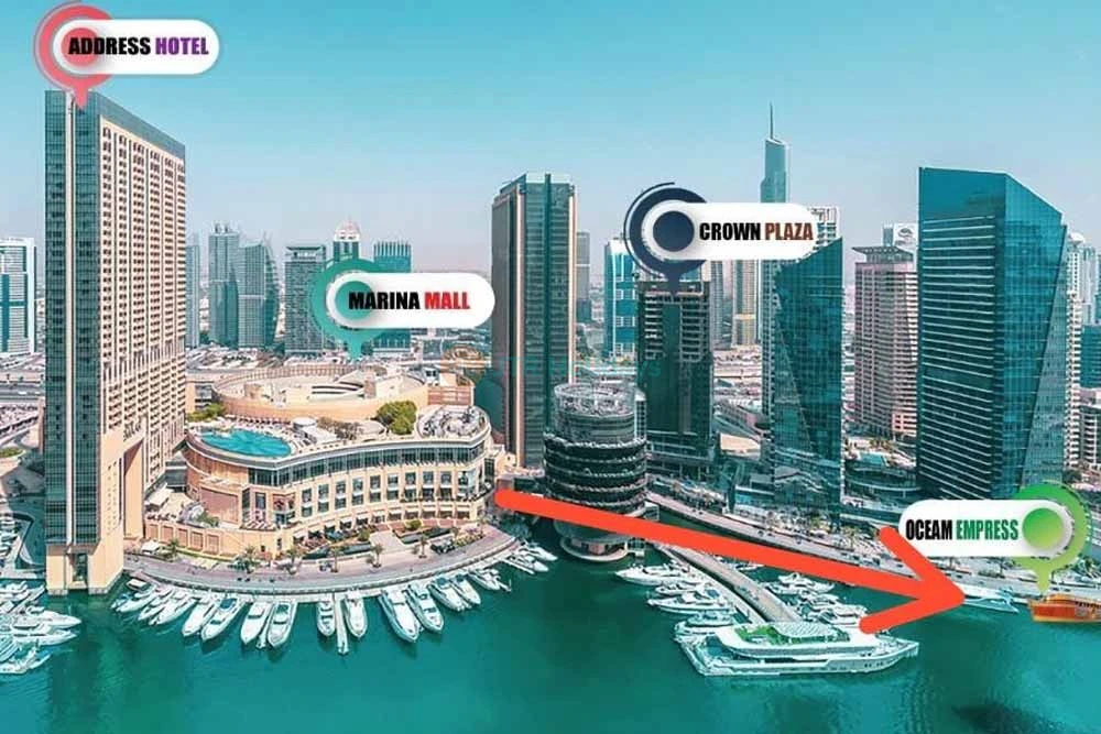 Ocean Empress Dinner Cruise - Dubai Marina World Largest Dinner Cruise - JTR Holidays - Image 7 of 7