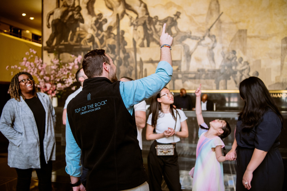 Rockefeller Center Tour New York - Explore the iconic Rockefeller Center in New York City! Join a guided tour to learn about its history, art, and attractions like Top of the Rock and Radio City Music Hall. Rockefeller Center Tour New York - Image 1 of 5