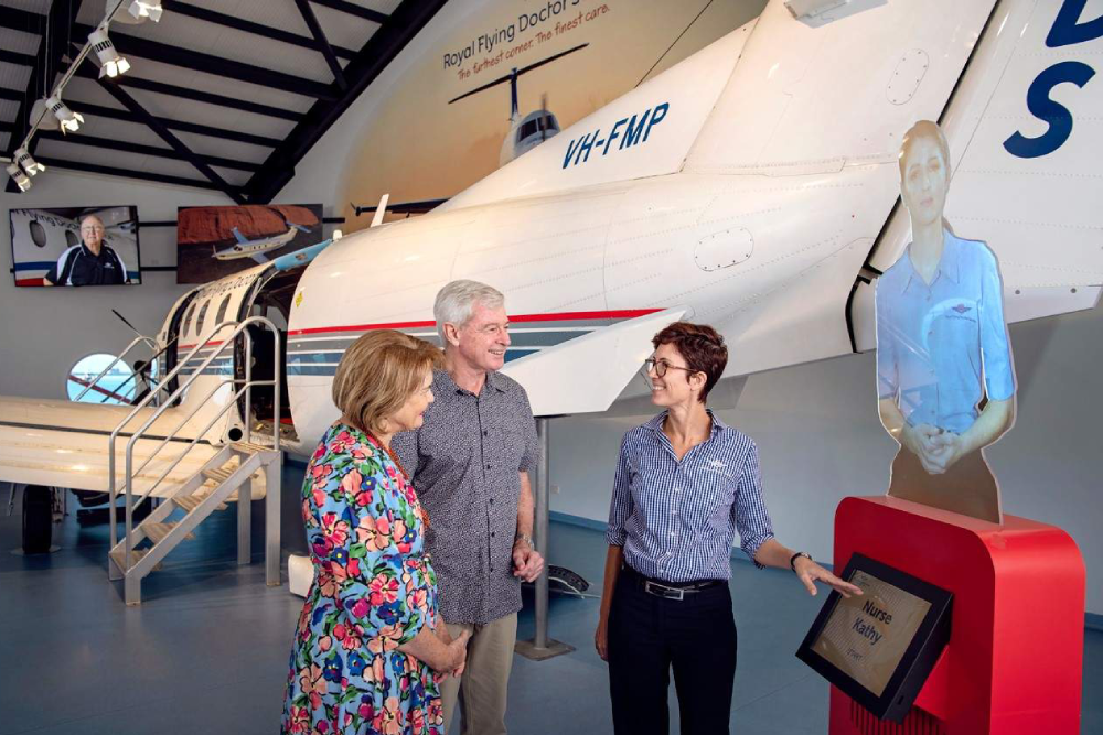 RFDS Darwin Tourist Facility - Visit the Royal Flying Doctor Service Tourist Facility and discover its rich history and innovative displays. At the Royal Flying Doctor Service Tourist Facility, step into a medically equipped aircraft and learn about the life-saving work of the RFDS. Enjoy interactive exhibits, hologram cinemas, and virtual reality at the Royal Flying Doctor Service Tourist Facility. Explore the Royal Flying Doctor Service Tourist Facility for an unforgettable experience in Australia’s Top End. RFDS Darwin Tourist Facility - Image 3 of 5