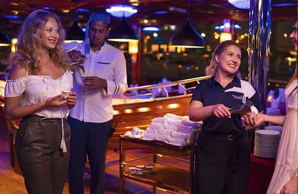 Marina Royal Dinner Dhow Cruise - Luxury Dinner Cruise in Dubai - JTR Holidays - Image 6 of 7