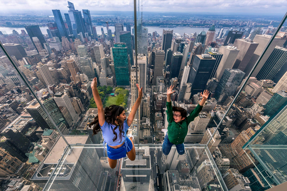 SUMMIT One Vanderbilt - Experience SUMMIT One Vanderbilt, an immersive observation deck in the heart of New York City. Enjoy breathtaking 360-degree views of iconic landmarks, walk on glass floors, and explore interactive art installations. A must-visit for anyone seeking a unique perspective of NYC’s skyline. SUMMIT One Vanderbilt - Image 1 of 5