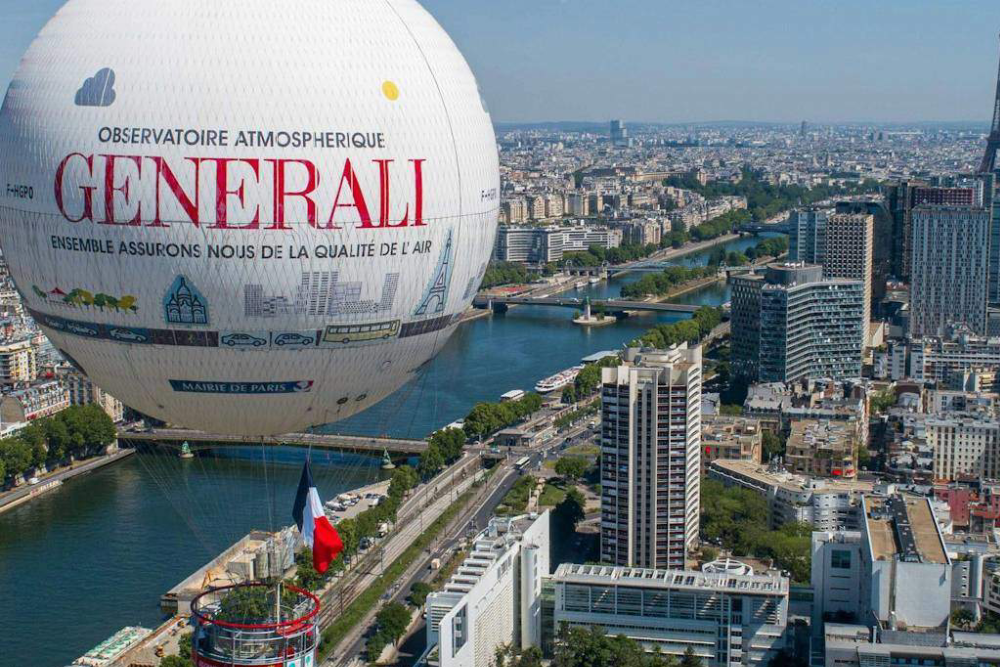 Generali Balloon Flight Over Paris - Generali Balloon Flight Over Paris offers a unique chance to see the City of Lights from 150 metres in the air. Experience the beauty of Paris with Generali Balloon Flight Over Paris, where you’ll enjoy stunning views of the Eiffel Tower, Seine River, and more. Capture unforgettable moments during your Generali Balloon Flight Over Paris as you float high above the city. This safe, tethered flight provides 360-degree panoramic views, making Generali Balloon Flight Over Paris a must-try adventure for visitors of all ages. Generali Balloon Flight Over Paris - Image 2 of 5