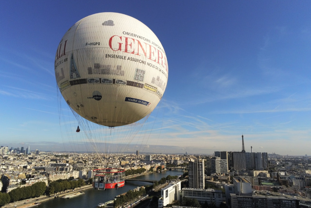 Generali Balloon Flight Over Paris - Generali Balloon Flight Over Paris offers a unique chance to see the City of Lights from 150 metres in the air. Experience the beauty of Paris with Generali Balloon Flight Over Paris, where you’ll enjoy stunning views of the Eiffel Tower, Seine River, and more. Capture unforgettable moments during your Generali Balloon Flight Over Paris as you float high above the city. This safe, tethered flight provides 360-degree panoramic views, making Generali Balloon Flight Over Paris a must-try adventure for visitors of all ages. Generali Balloon Flight Over Paris - Image 4 of 5