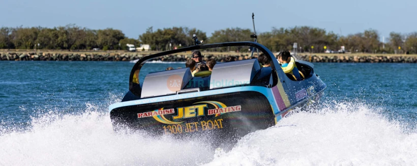 Gold Coast Jet Boat Ride - Experience adrenaline‑pumping thrills on a Gold Coast jet boat ride. Enjoy high‑speed spins, sharp turns, and scenic waterways on this exciting water adventure. Gold Coast Jet Boat Ride - Image 3 of 5