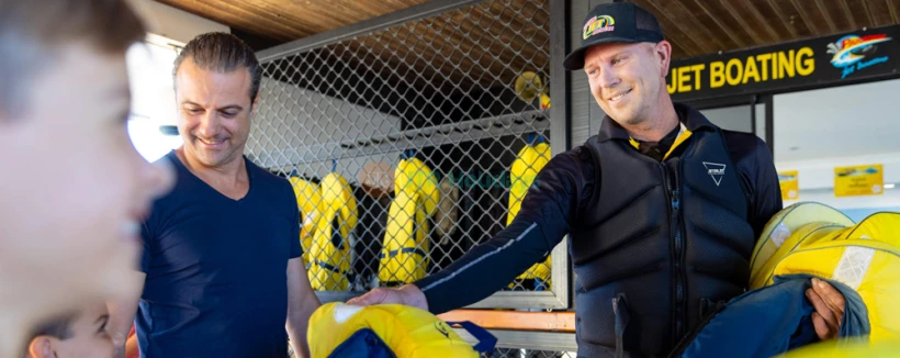 Gold Coast Jet Boat Ride - Experience adrenaline‑pumping thrills on a Gold Coast jet boat ride. Enjoy high‑speed spins, sharp turns, and scenic waterways on this exciting water adventure. Gold Coast Jet Boat Ride - Image 4 of 5