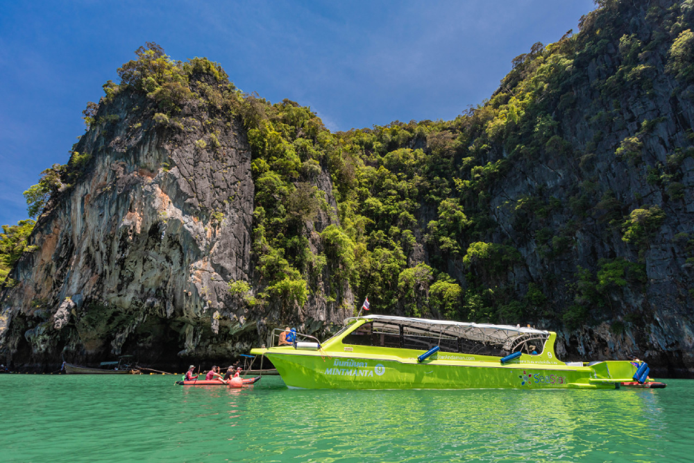James Bond Island, Phang-Nga Bay, Hong Island, and Khai Island Tour - Embark on the James Bond Island, Phang-Nga Bay, Hong Island, and Khai Island Tour for a full day of adventure and exploration. Discover the famous James Bond Island, featured in "The Man with the Golden Gun," and explore the stunning caves of Phang-Nga Bay. Paddle through the peaceful mangrove forests of Hong Island on a canoe ride and snorkel in the crystal-clear waters of Khai Island. This James Bond Island, Phang-Nga Bay, Hong Island, and Khai Island Tour offers breathtaking views, exciting activities, and unforgettable experiences. Book the James Bond Island, Phang-Nga Bay, Hong Island, and Khai Island Tour for an unforgettable island-hopping adventure in Thailand. James Bond Island, Phang-Nga Bay, Hong Island, and Khai Island Tour - Image 1 of 5