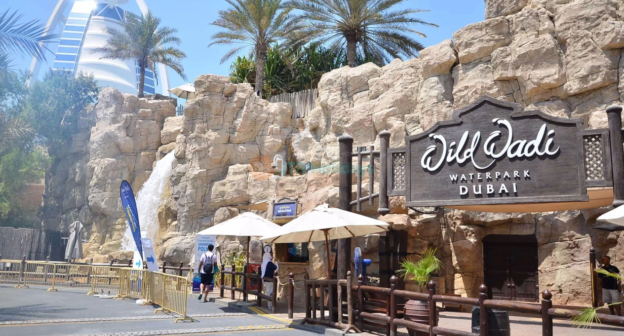 Wild Wadi Water Park - Book Wild Wadi Water Park tickets in Dubai and enjoy thrilling water rides with Burj Al Arab views. Best price with instant confirmation. Wild Wadi Water Park - Image 1 of 5