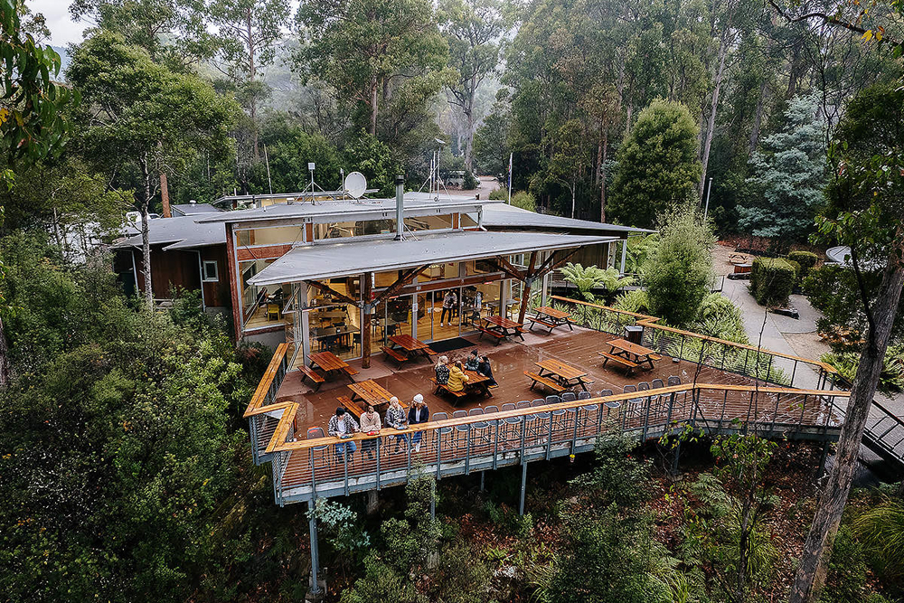 Tahune Adventures Tasmanien - Erleben Sie den Nervenkitzel des Tahune AirWalk und entdecken Sie die atemberaubende Wildnis Tasmaniens bei Tahune Adventures Tasmanien. Genießen Sie atemberaubende Ausblicke, spannende Flussaktivitäten und erfahren Sie mehr über die einzigartige tasmanische Ökologie. Perfekt für Naturliebhaber und Abenteuersuchende bietet dieses Ziel eine einzigartige Möglichkeit, die natürliche Schönheit Tasmaniens zu erleben. Tahune Adventures Tasmanien - Bild 3 von 5