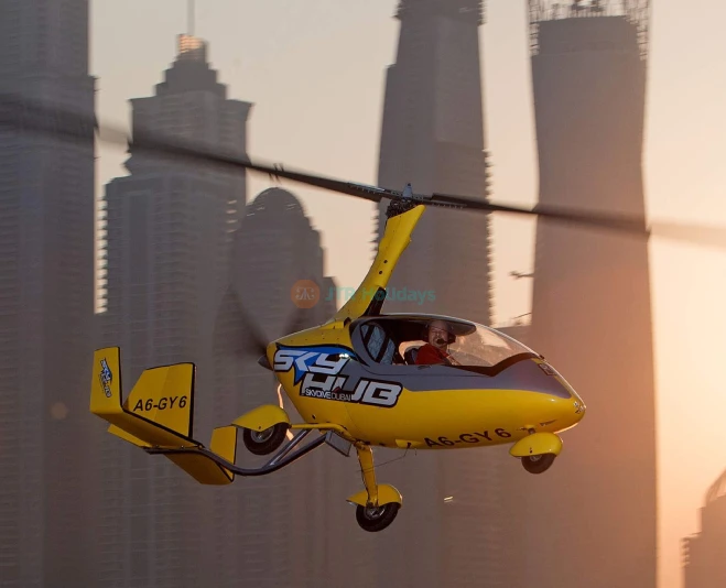 Gyrocopter Flight Dubai - Skydive Dubai -  Scenic Gyrocopter Flight - JTR Holidays - Image 2 of 5