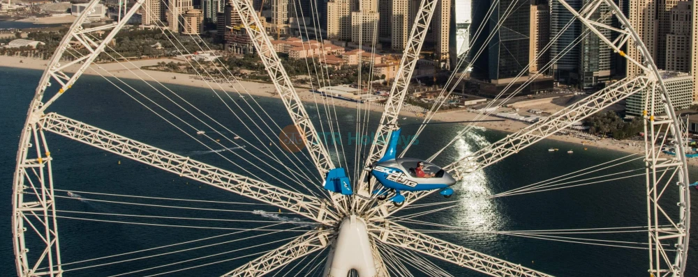 Gyrocopter Flight Dubai - Skydive Dubai -  Scenic Gyrocopter Flight - JTR Holidays - Image 4 of 5