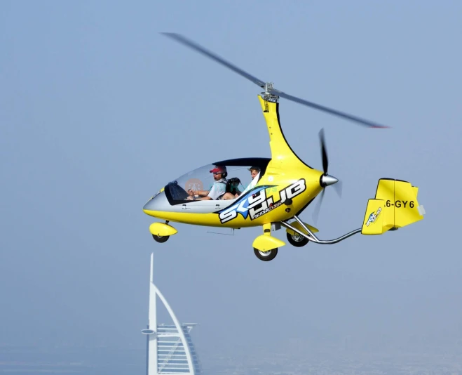 Gyrocopter Flight Dubai - Skydive Dubai -  Scenic Gyrocopter Flight - JTR Holidays - Image 5 of 5