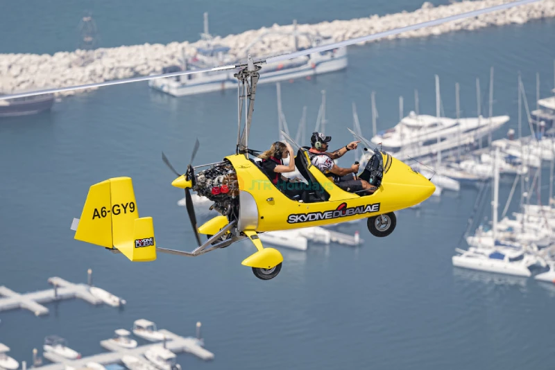 Gyrocopter Flight Dubai - Skydive Dubai -  Scenic Gyrocopter Flight - JTR Holidays