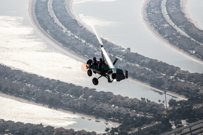 Gyrocopter Flight Dubai - Skydive Dubai -  Scenic Gyrocopter Flight - JTR Holidays - Image 8 of 9