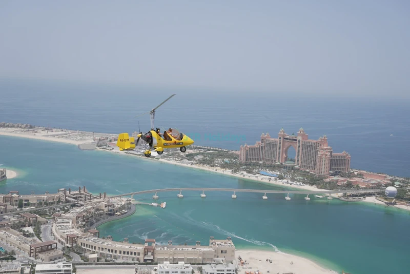 Gyrocopter Flight Dubai - Skydive Dubai -  Scenic Gyrocopter Flight - JTR Holidays