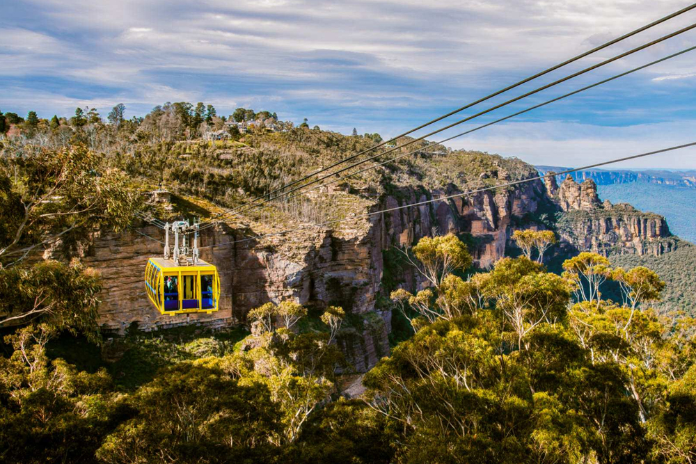 Scenic World Blue Mountains Unlimited Day Pass - Discover the beauty of the Blue Mountains with a visit to Scenic World, one of the region's top attractions. Purchase your tickets online for fast and easy access to thrilling experiences like the world’s steepest Scenic Railway, the Scenic Skyway with its glass floor, and the Scenic Cableway offering breathtaking views. Explore the lush rainforest along the Scenic Walkway and enjoy stunning panoramic vistas of the mountains, valleys, and waterfalls. Scenic World Blue Mountains Unlimited Day Pass - Image 3 of 5