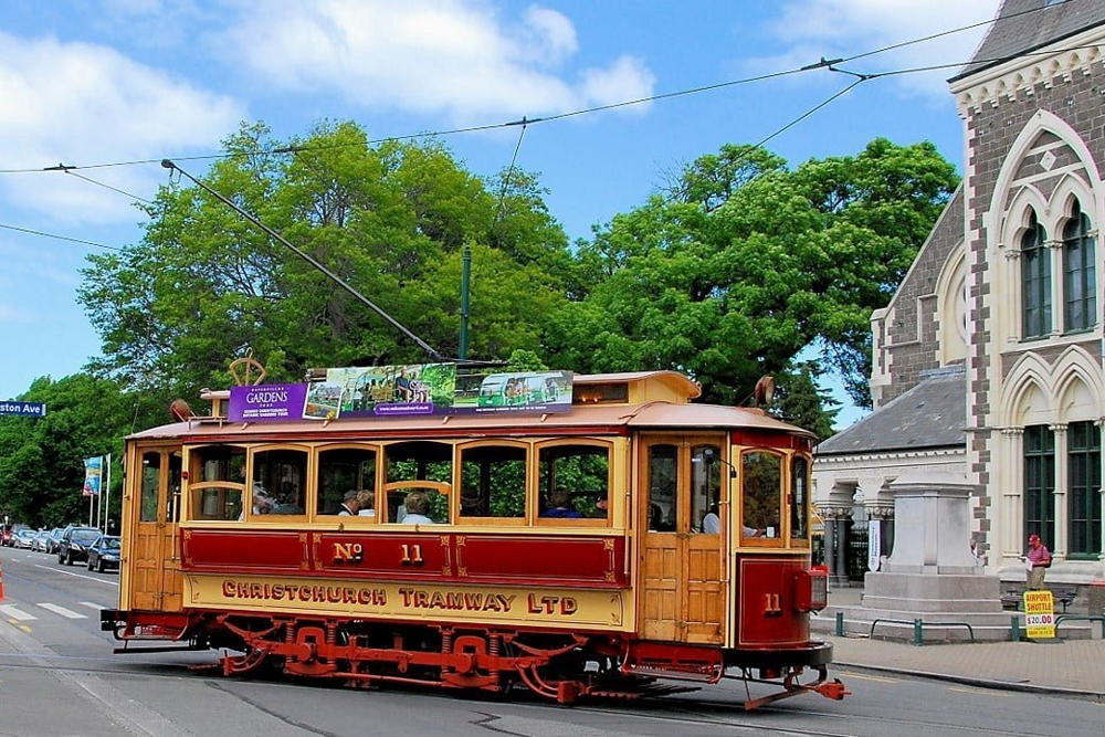 Christchurch Tram Tickets - Experience Christchurch in a unique way with the Tram Hop-on Hop-off tour. Ride the restored trams and explore top attractions like the Botanic Gardens, Riverside Market, and Canterbury Museum. Enjoy the flexibility of hopping on and off at various stops, allowing you to discover the city's best sights at your own pace. Perfect for families, friends, and solo travelers. Christchurch Tram Tickets - Image 1 of 5