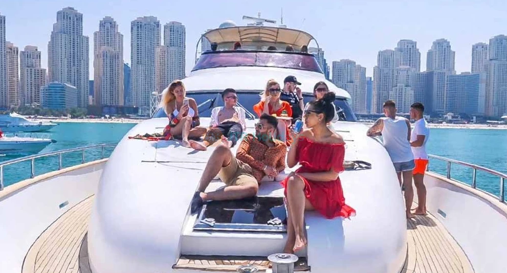 Dubai Marina Yacht Tour with Breakfast or BBQ - Image 1 of 13