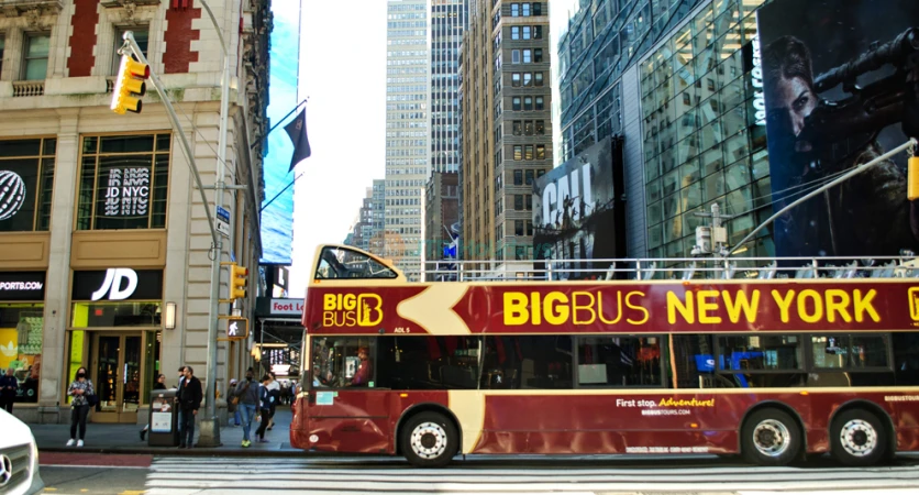 New York Big Bus Hop-On Hop-Off Tours - Explore NYC Your Way -JTR Holidays