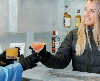 IceBar Melbourne - Experience the ultimate chill at IceBar Melbourne, Australia’s only ice bar. Step into a frosty world at -10°C with stunning ice sculptures and refreshing cocktails served in icy glasses. Enjoy a fun, unique outing with friends or family and capture memorable photos in this frozen wonderland. IceBar Melbourne - Image 2 of 5
