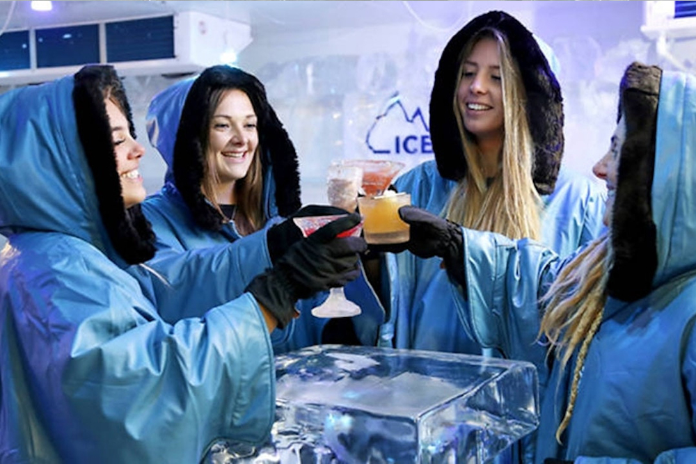 IceBar Melbourne - Experience the ultimate chill at IceBar Melbourne, Australia’s only ice bar. Step into a frosty world at -10°C with stunning ice sculptures and refreshing cocktails served in icy glasses. Enjoy a fun, unique outing with friends or family and capture memorable photos in this frozen wonderland. IceBar Melbourne - Image 3 of 5