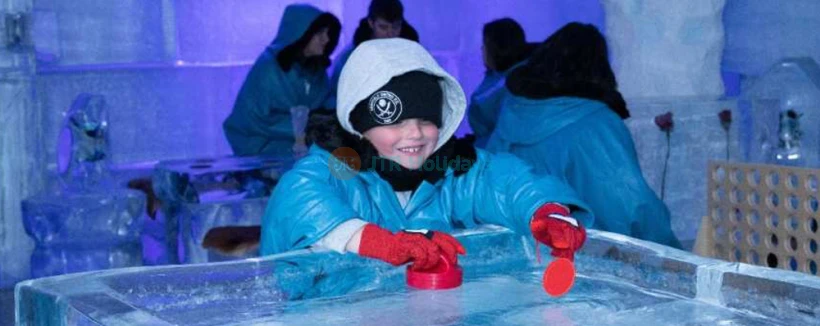IceBar Melbourne - Experience the ultimate chill at IceBar Melbourne, Australia’s only ice bar. Step into a frosty world at -10°C with stunning ice sculptures and refreshing cocktails served in icy glasses. Enjoy a fun, unique outing with friends or family and capture memorable photos in this frozen wonderland. IceBar Melbourne - Image 4 of 5