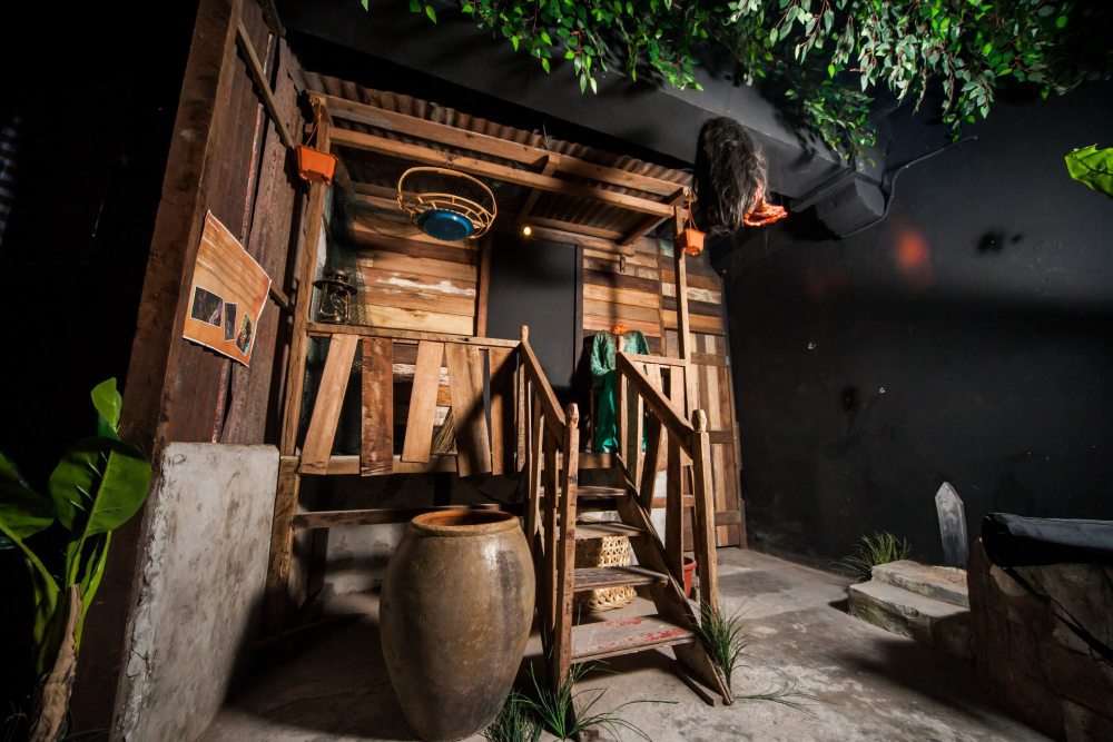 Ghost Museum Penang - Visit the Ghost Museum Penang for a spooky adventure with life-sized ghosts and supernatural creatures. Explore themed rooms like haunted houses, graveyards, and torture chambers at the Ghost Museum Penang. Discover ghost stories from different cultures, including Malay and Chinese traditions. The Ghost Museum Penang offers interactive exhibits, maps, and fun activities for visitors of all ages. Don a costume and snap a souvenir photo during your visit to the Ghost Museum Penang. Ghost Museum Penang - Image 1 of 5