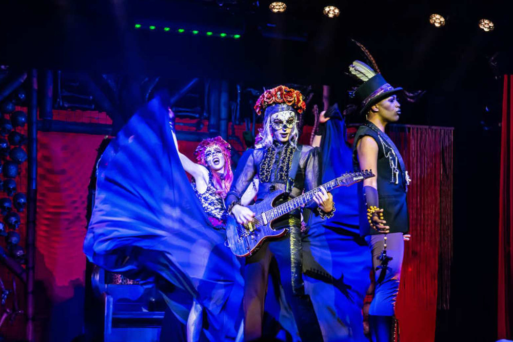 Dracula's Cabaret Dinner & Show Tickets - Experience a thrilling night at Dracula's Cabaret Dinner & Show on the Gold Coast. This unique evening combines a delicious three-course meal with electrifying live performances, including satire, music, and dramatic storytelling. Begin with a ghost train ride and immerse yourself in a Gothic-themed atmosphere filled with humor and energetic dance routines. Perfect for a fun and unforgettable night out, Dracula's Cabaret offers a magical blend of dining and entertainment. Dracula's Cabaret Dinner & Show Tickets - Image 1 of 5