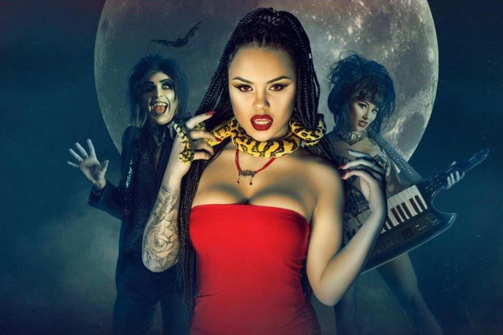 Dracula's Cabaret Dinner & Show Tickets - Experience a thrilling night at Dracula's Cabaret Dinner & Show on the Gold Coast. This unique evening combines a delicious three-course meal with electrifying live performances, including satire, music, and dramatic storytelling. Begin with a ghost train ride and immerse yourself in a Gothic-themed atmosphere filled with humor and energetic dance routines. Perfect for a fun and unforgettable night out, Dracula's Cabaret offers a magical blend of dining and entertainment. Dracula's Cabaret Dinner & Show Tickets - Image 5 of 5