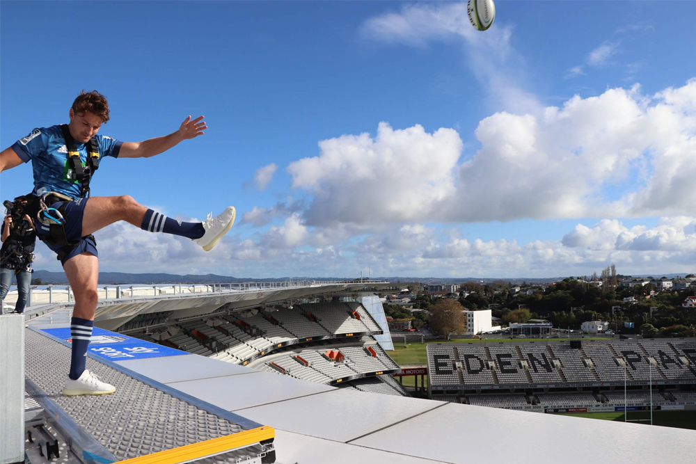Sky Sport Rooftop Walk - Eden Park - Experience the thrill of the Sky Sport Rooftop Walk at Eden Park, Auckland’s iconic stadium. Take in breathtaking 360-degree views of the city skyline, volcanic landscapes, and the famous No. 1 field. Capture unforgettable moments from the lean-out platform, perched 34 meters above the turf. Perfect for adventurers, team-building events, or unique gifts. Discover Auckland from a whole new perspective. Sky Sport Rooftop Walk - Eden Park - Image 1 of 5