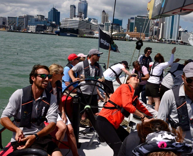 America's Cup Sailing Experience - Thrill of Sailing in Auckland - JTR Holidays - Image 2 of 5