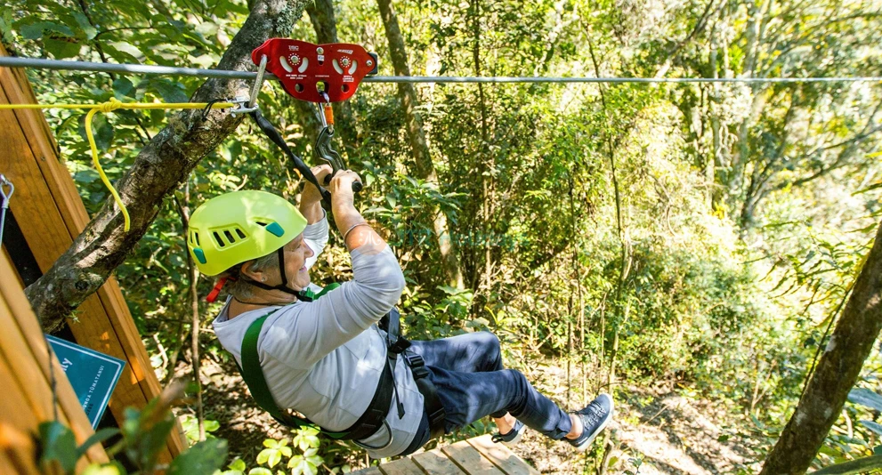 Expérience de tyrolienne de Rotorua au-dessus des chutes d'Okere - Image 1 sur 5