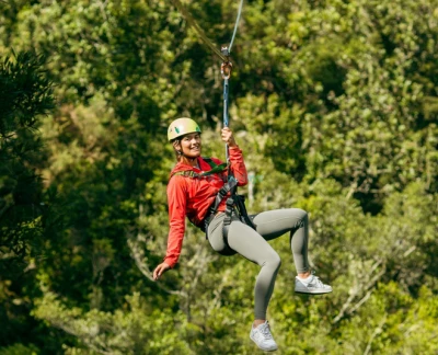 Expérience de tyrolienne de Rotorua au-dessus des chutes d'Okere - Image 2 sur 5