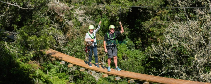 Expérience de tyrolienne de Rotorua au-dessus des chutes d'Okere - Image 3 sur 5