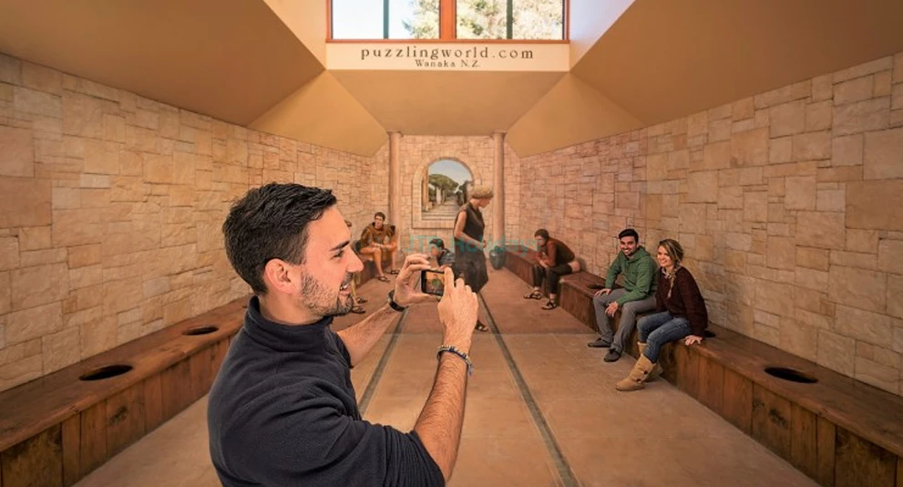 Puzzling World Ticket - Wanaka | Optical Illusions & 3D Maze Fun - JTR Holidays - Image 1 of 5