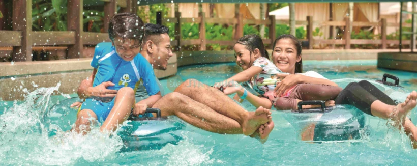 Adventure Waterpark Desaru Coast - Dive into excitement at Adventure Waterpark Desaru Coast, a perfect destination for family fun. Explore over 20 rides, slides, and attractions, including the thrilling Kraken’s Revenge and one of the largest wave pools in the world. Adventure Waterpark Desaru Coast also features a high-energy surf simulator and 25 acres of splashing fun for all ages. Whether you’re looking for thrills or relaxation, Adventure Waterpark Desaru Coast offers an unforgettable experience for everyone. Visit Adventure Waterpark Desaru Coast and make amazing memories today! Adventure Waterpark Desaru Coast - Image 4 of 5