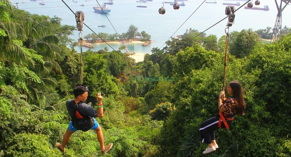 Mega Adventure Singapore: Ultimate Zipline & High Ropes Experience - JTR Holidays - Image 1 of 5
