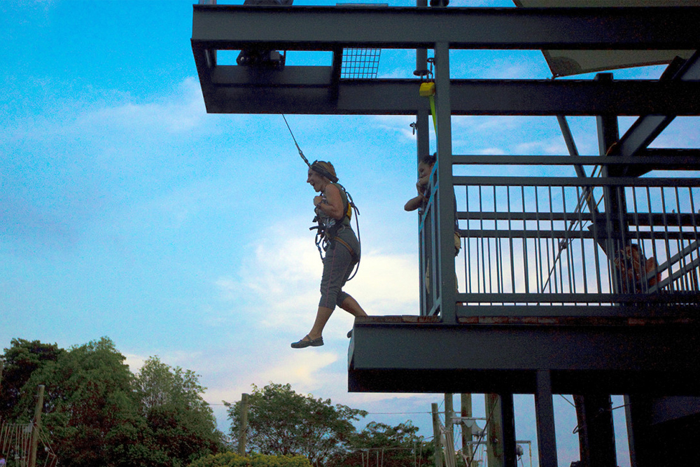 Mega Adventure - Singapore - Experience the thrill of Mega Adventure Singapore, featuring the iconic MegaZip zipline that soars over jungle, beach, and sea. Conquer the MegaClimb high ropes adventure course, perfect for all ages. Enjoy adrenaline-pumping activities with breathtaking views, creating unforgettable memories. Adventure and fun await for the whole family. Mega Adventure - Singapore - Image 2 of 5