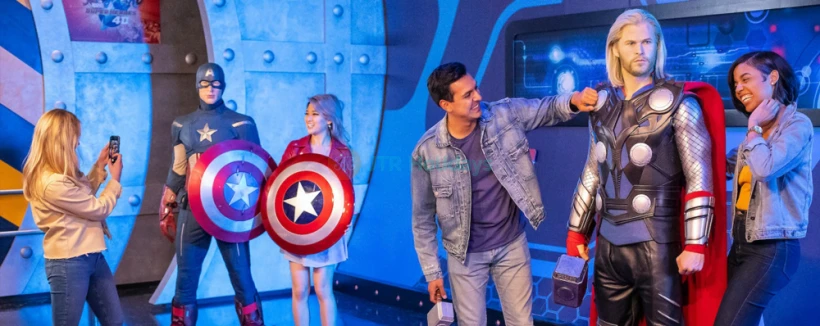 Madame Tussauds Hollywood Ticket - Get your Madame Tussauds Hollywood tickets and pose with lifelike wax figures of top celebrities, movie icons, and superheroes. Located on the Hollywood Walk of Fame, this top Los Angeles attraction offers interactive exhibits and unforgettable photo opportunities. Book online for the best prices and skip the line. Madame Tussauds Hollywood Ticket - Image 3 of 5
