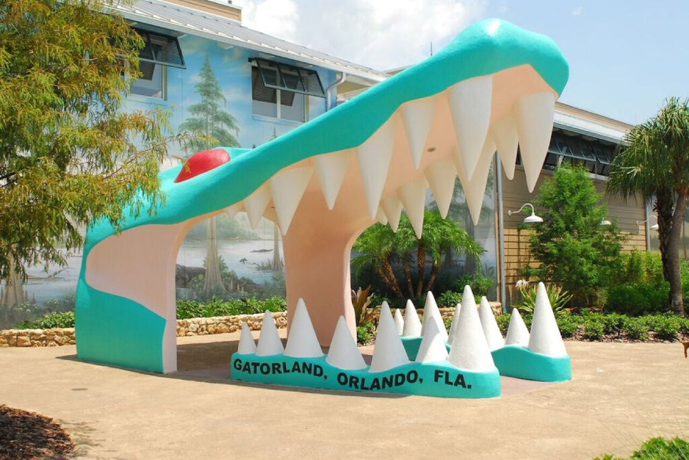 Gatorland Orlando - Discover Gatorland Orlando, a 110-acre theme park and wildlife preserve offering thrilling encounters with alligators, crocodiles, and Florida wildlife. Explore attractions like the White Gator Swamp and Jungle Crocs of the World. Enjoy live shows, interactive experiences, and unforgettable adventures at Gatorland Orlando. Perfect for families and wildlife enthusiasts, Gatorland Orlando promises a day of excitement and discovery. Gatorland Orlando - Image 1 of 5