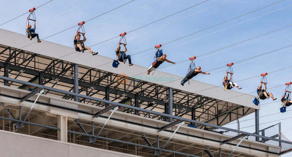 FlyLINQ Zipline Las Vegas: Thrill Ride Over the Strip - JTR Holidays - Image 1 of 5