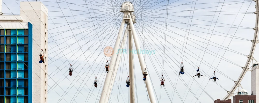 FlyLINQ Zipline Las Vegas: Thrill Ride Over the Strip - JTR Holidays - Image 3 of 5