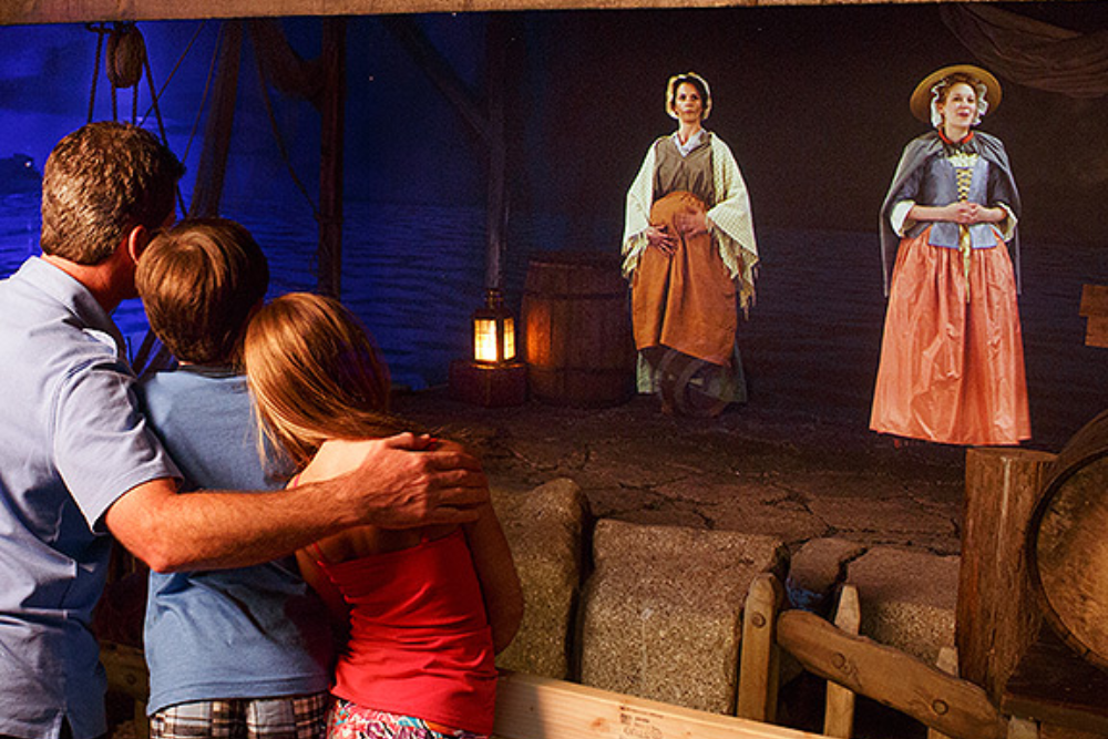 Boston Tea Party Ships and Museum - Step back in time at the Boston Tea Party Ships and Museum, where you can relive the iconic 1773 protest that sparked the American Revolution. Experience an interactive guided tour, board 18th-century ships, and throw tea into Boston Harbor. See the Robinson Tea Chest, the only surviving chest from that night, and engage with actors on Griffin's Wharf. Immerse yourself in history with a live documentary and more! Perfect for history enthusiasts and families. Boston Tea Party Ships and Museum - Image 3 of 5
