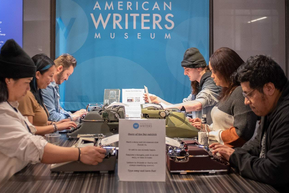 American Writers Museum Chicago - Visit the American Writers Museum in Chicago, the first museum in the U.S. dedicated to showcasing American authors and their cultural impact. Explore immersive exhibits featuring literary giants like Mark Twain, Ray Bradbury, and Frederick Douglass. Discover the evolution of American writing across genres and states. Experience the power of the written word through interactive displays and captivating storytelling. American Writers Museum Chicago - Image 4 of 5