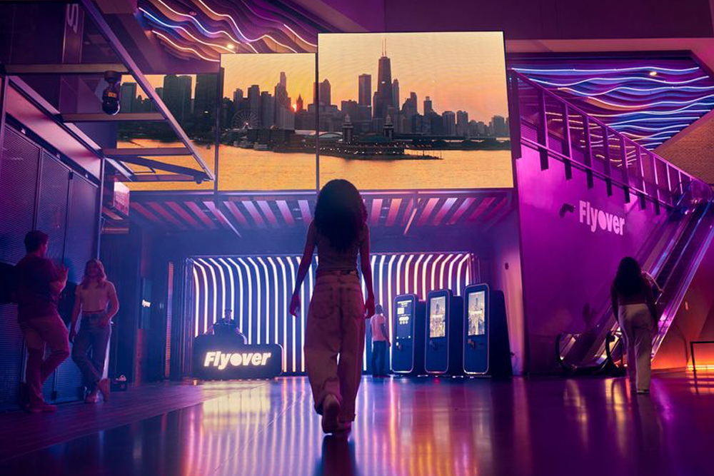 Flyover Experience in Chicago - Experience the thrill of flight at the Flyover Experience in Chicago. Soar above the city's iconic landmarks with stunning visuals, motion seats, and immersive effects for an unforgettable adventure. Flyover Experience in Chicago - Image 4 of 5